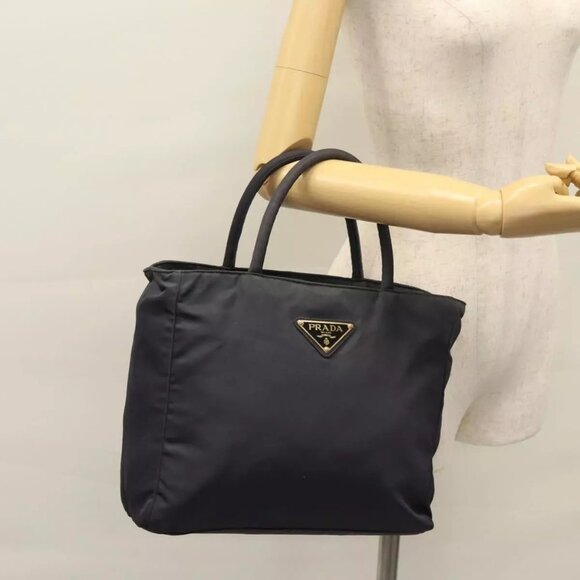 PRADA Hand Bag Nylon Navy Auth BA297 - Picture 14 of 16